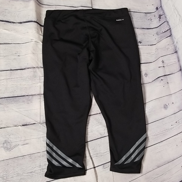 Adidas climalite 3 stripe crop leggings - Picture 4 of 5